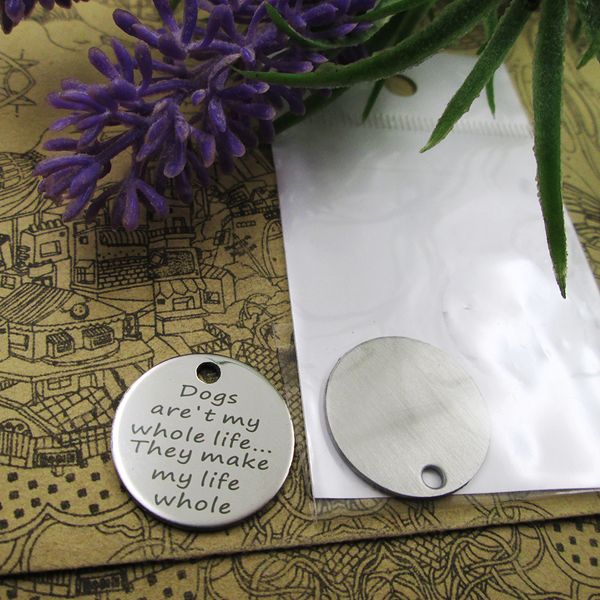 40pcs--"dogs are't my whole life"stainless steel charms more style for choosing diy charms pendants for necklace, Bronze;silver
40pcs--"dogs are't my whole life"stainless steel charms more style for choosing diy charms pendants for necklace, Bronze;silver