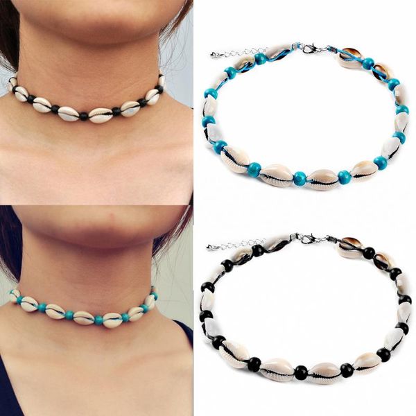 stylish beach bohemian sea shell pendant chain choker necklace fashion jewelry, Golden;silver
stylish beach bohemian sea shell pendant chain choker necklace fashion jewelry, Golden;silver
