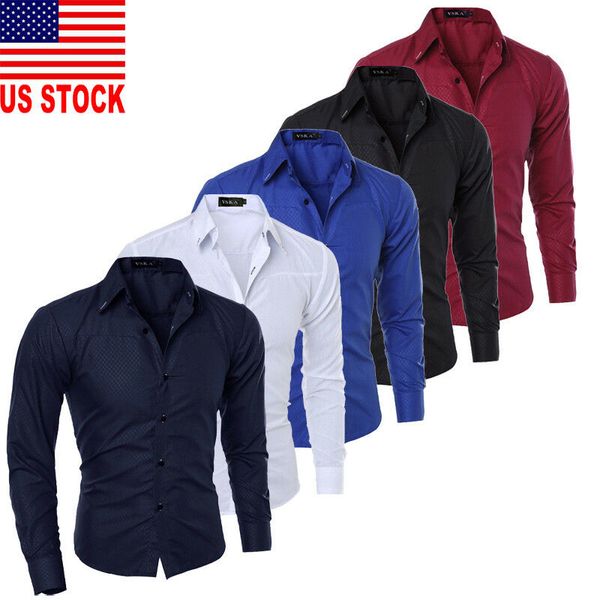 роскошные мужские slim fit платье рубашка с длинным рукавом стильный формальный повседневная рубашка топы, White;black 
роскошные мужские slim fit платье рубашка с длинным рукавом стильный формальный повседневная рубашка топы, White;black