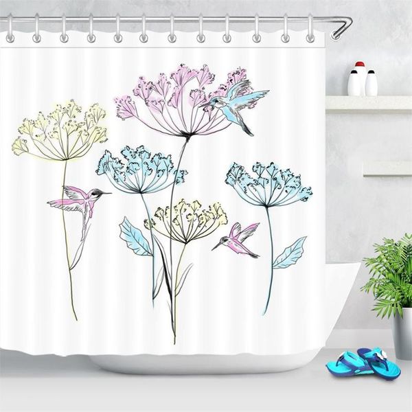 dandelion flower hummingbird animal polyester shower curtain washable decor simple curtains for bathroom shower
dandelion flower hummingbird animal polyester shower curtain washable decor simple curtains for bathroom shower