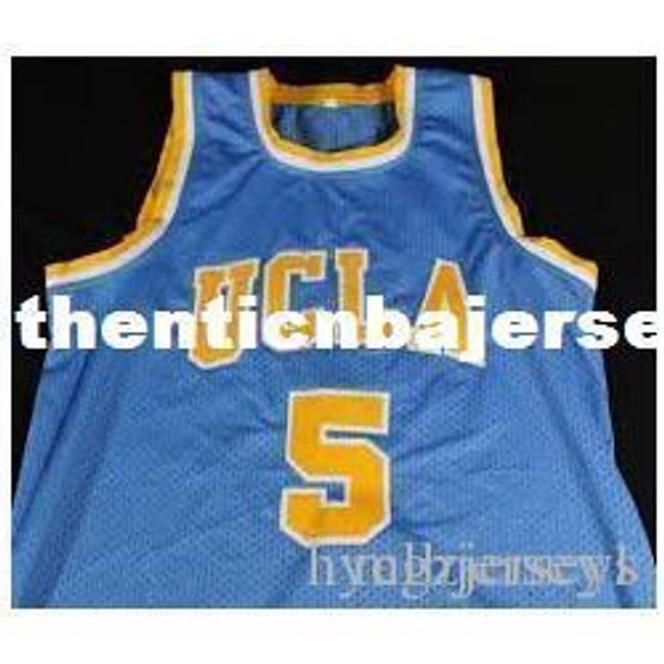 custom baron davis #5 ucla bruins blue stitched college university basketball jersey any name and letter, Black;blue 
custom baron davis #5 ucla bruins blue stitched college university basketball jersey any name and letter, Black;blue