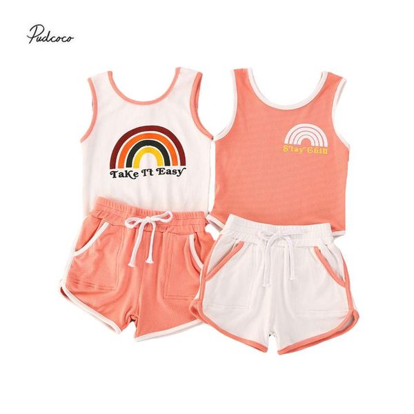 2020 sweet 0-24m 2 kinds rainbow baby girl clothes 2pcs summer new sport sleeveless print romper +shorts toddler kids set, White
2020 sweet 0-24m 2 kinds rainbow baby girl clothes 2pcs summer new sport sleeveless print romper +shorts toddler kids set, White
