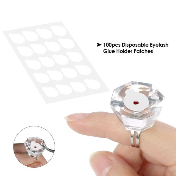 100pcs disposable eyelash glue holder pallet eyelash extension glue pads stand on patches sticker small size 2.5cm
100pcs disposable eyelash glue holder pallet eyelash extension glue pads stand on patches sticker small size 2.5cm