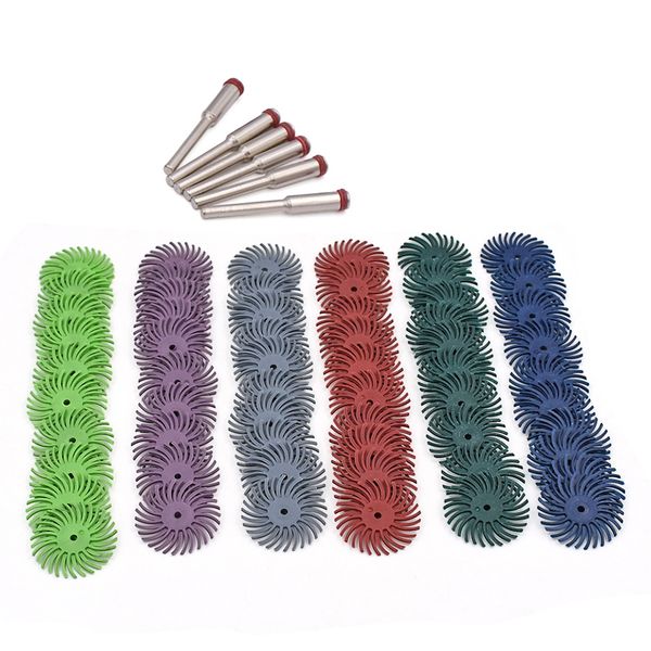 goxawee 60pcs radial brush abrasive rotary tools mini grinding wheel drill bit for dremel electric drill with 6pcs 3.0mm mandrel 
goxawee 60pcs radial brush abrasive rotary tools mini grinding wheel drill bit for dremel electric drill with 6pcs 3.0mm mandrel