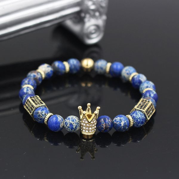 faitheasy joker natural young micro six corners of stone an crown elastic bracelet, Golden;silver
faitheasy joker natural young micro six corners of stone an crown elastic bracelet, Golden;silver