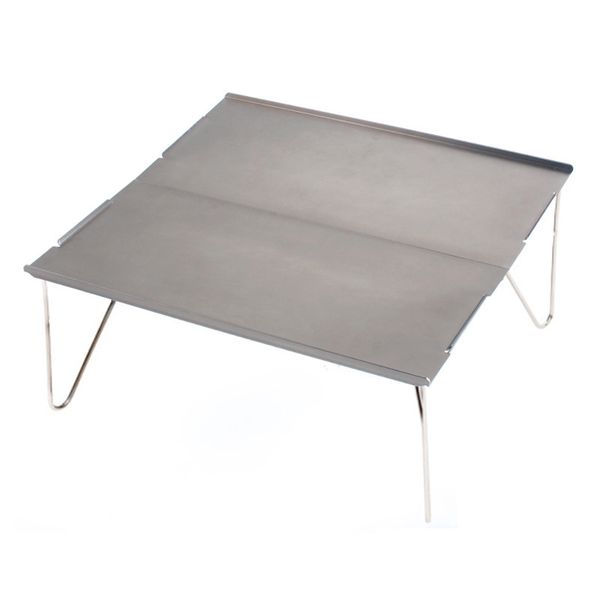 mini foldable aluminum table portable outdoor barbecue camping furniture computer desk