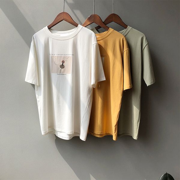 korean abstract print women t-shirt simple o neck short sleeve female t-shirts summer 2020 solid casual fashion lady sweet, White
korean abstract print women t-shirt simple o neck short sleeve female t-shirts summer 2020 solid casual fashion lady sweet, White