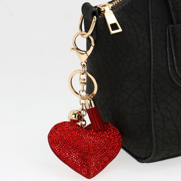 pendant romantic leather keychain love heart bag keychain girls lovely women key chain valentine's day gift bag chaveir, Silver
pendant romantic leather keychain love heart bag keychain girls lovely women key chain valentine's day gift bag chaveir, Silver