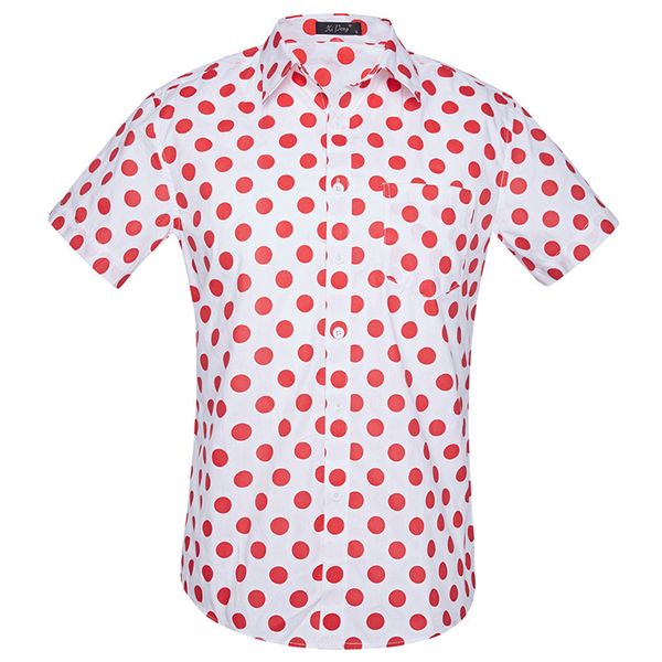 polka dot mens designer shirts fashion printed summer hawaii beach shirts single breasted mens casual shirts, White;black
polka dot mens designer shirts fashion printed summer hawaii beach shirts single breasted mens casual shirts, White;black