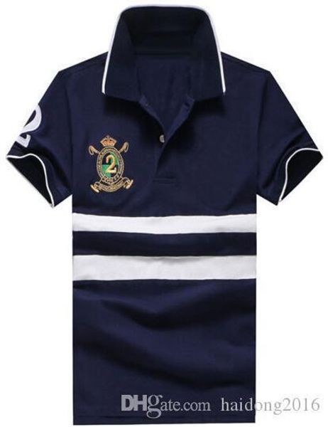 men's summer cotton stripe polo shirts big horse embroidery short sleeve camisas cotton male golf tshirt breathable business polos, White;black
men's summer cotton stripe polo shirts big horse embroidery short sleeve camisas cotton male golf tshirt breathable business polos, White;black