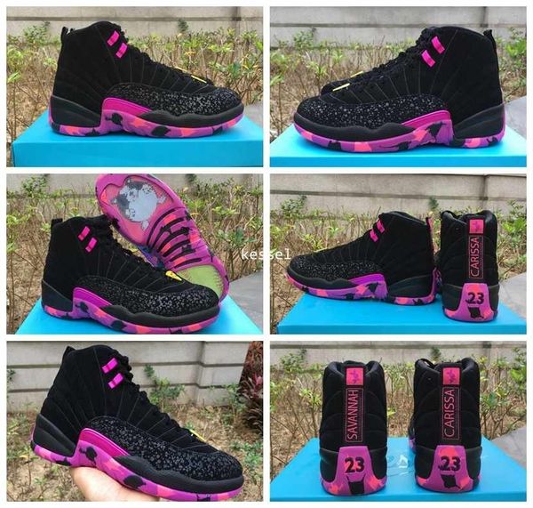 12 xii doernbecher charitable men basketball shoes black hyper violet pink 12s db carissa sport training sneakers size 8-13
12 xii doernbecher charitable men basketball shoes black hyper violet pink 12s db carissa sport training sneakers size 8-13
