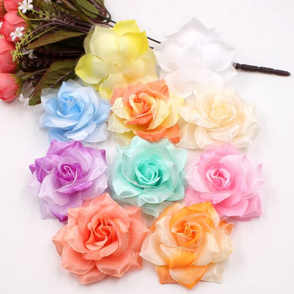 new design 100pcs artificial flower large silk 2 color fire rose head for wedding decoration diy garland decorative floristry fake flowers
new design 100pcs artificial flower large silk 2 color fire rose head for wedding decoration diy garland decorative floristry fake flowers