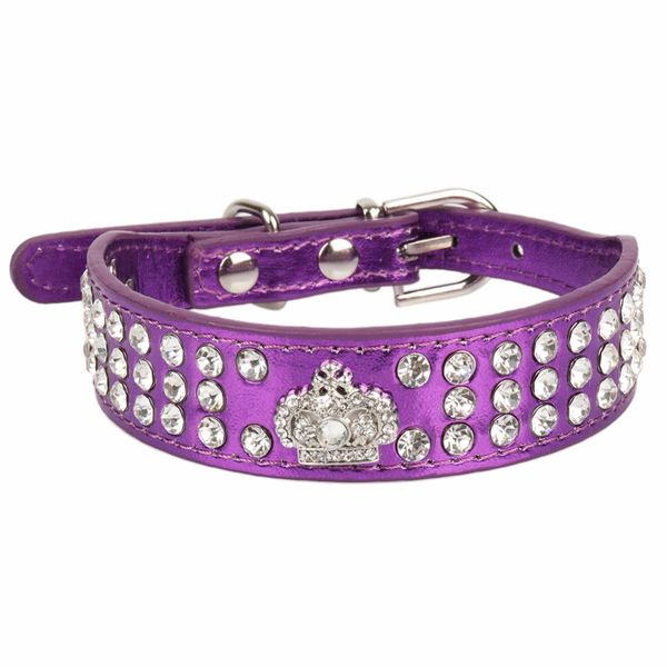 crystal crown cats collars glossy skin pu leather collar necklace xs s for cat pet collar products collier chat animaux
crystal crown cats collars glossy skin pu leather collar necklace xs s for cat pet collar products collier chat animaux
