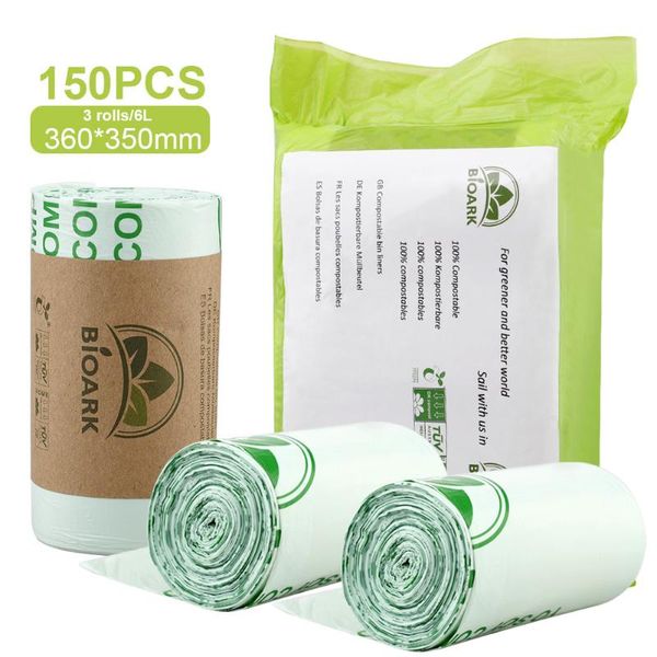 50/100/150pc kitchen environmentally biodegradable garbage compostable bags degradable trash bags house waste storage use
50/100/150pc kitchen environmentally biodegradable garbage compostable bags degradable trash bags house waste storage use