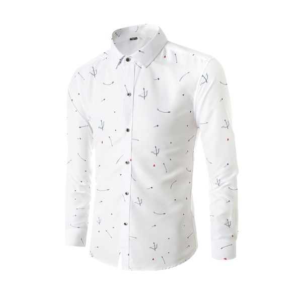 fashion casual shirt men white long sleeve slim fit social shirt male printed hawaiian business formal floral plus size, White;black
fashion casual shirt men white long sleeve slim fit social shirt male printed hawaiian business formal floral plus size, White;black