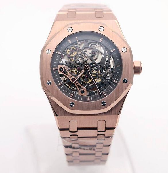15407ST Royal High Quality Automatic Skeleton Hollow 18K Rose Gold Men's Super Oak 01 Watch Free Delivery
15407ST Royal High Quality Automatic Skeleton Hollow 18K Rose Gold Men's Super Oak 01 Watch Free Delivery