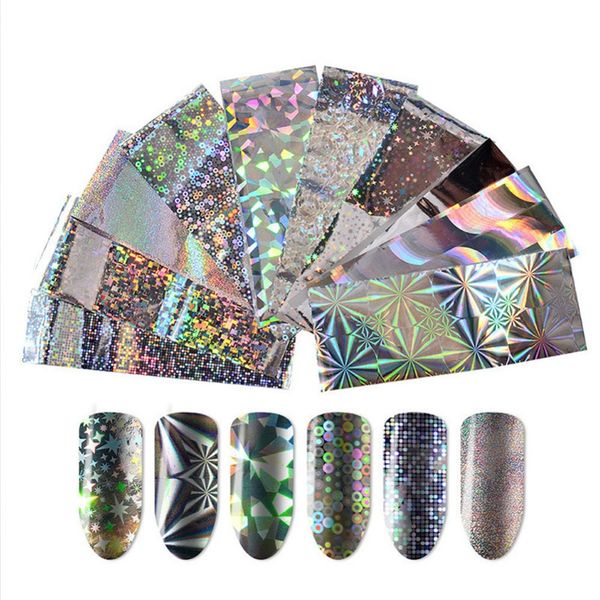 10pcs/set holo gold sliver starry sky nail foils nail art transfer stickers decal fashion broken glass diy tips decorations, Black
10pcs/set holo gold sliver starry sky nail foils nail art transfer stickers decal fashion broken glass diy tips decorations, Black