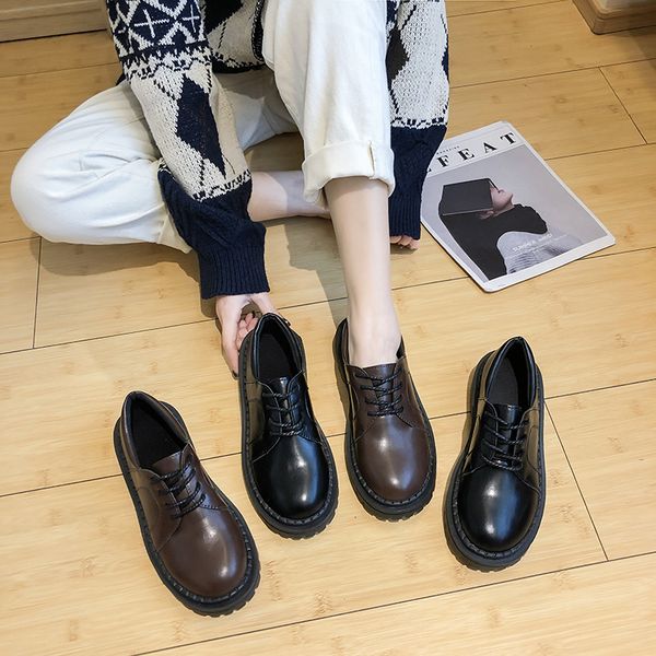 round toe shoes woman 2020 female footwear all-match casual sneaker designer women oxfords women's new dress modis, Black
round toe shoes woman 2020 female footwear all-match casual sneaker designer women oxfords women's new dress modis, Black