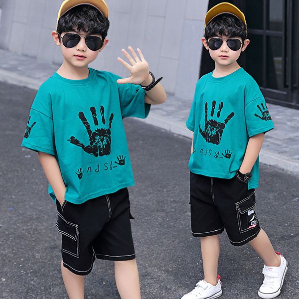 boys clothes sets summer kids casual cotton t-shirts+shorts 2pcs tracksuits for teenager children sports suits clothing outfit, White
boys clothes sets summer kids casual cotton t-shirts+shorts 2pcs tracksuits for teenager children sports suits clothing outfit, White