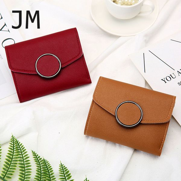 portfel wallet women summer new simple short wallet ladies korean version round buckle mini change card package, Red;black
portfel wallet women summer new simple short wallet ladies korean version round buckle mini change card package, Red;black