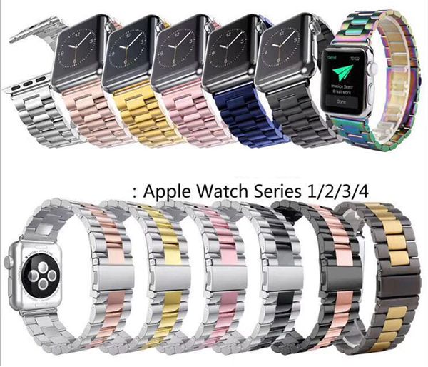 Colorful tainle teel metal band trap for apple watch 4 3 2 1 38 40mm 42 44mm link bracelet wri t belt watchband
Colorful tainle teel metal band trap for apple watch 4 3 2 1 38 40mm 42 44mm link bracelet wri t belt watchband