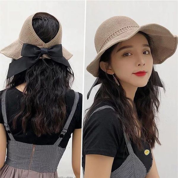 2019 new women summer hats fashion solid foldable straw hat traveling visor uv protection bow stick lady girls empty caps #c, Blue;gray
2019 new women summer hats fashion solid foldable straw hat traveling visor uv protection bow stick lady girls empty caps #c, Blue;gray
