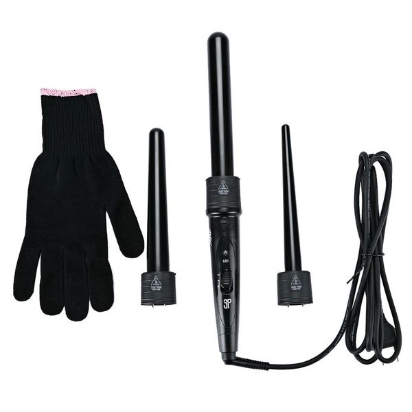 dodo 3 in 1 removable hair curling iron conical curling wand interchangeable 3 parts clip us/eu plug hair iron curler set curler
dodo 3 in 1 removable hair curling iron conical curling wand interchangeable 3 parts clip us/eu plug hair iron curler set curler