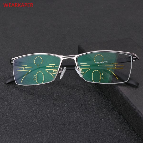 wearkaper men's titanium alloy resin progressive lenses reading glasses men fashion square classic multifocal glasses for women
wearkaper men's titanium alloy resin progressive lenses reading glasses men fashion square classic multifocal glasses for women
