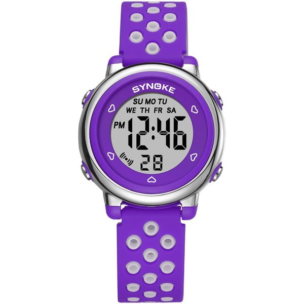 synoke children's watch colorful luminous movement boy girl universal student watch waterproof alarm multi-function watches, Blue
synoke children's watch colorful luminous movement boy girl universal student watch waterproof alarm multi-function watches, Blue