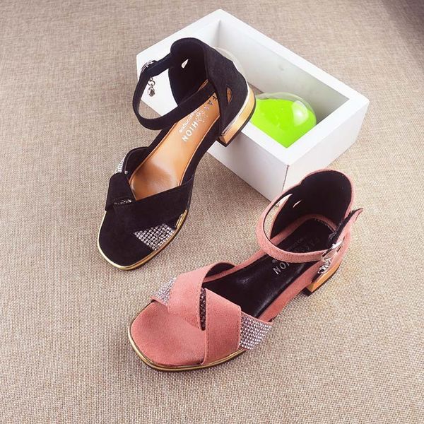 2020 summer new girls princess shoes bag with korean children's student sandals crystal suede girl sandals sandals for girls t200411, Black;red
2020 summer new girls princess shoes bag with korean children's student sandals crystal suede girl sandals sandals for girls t200411, Black;red
