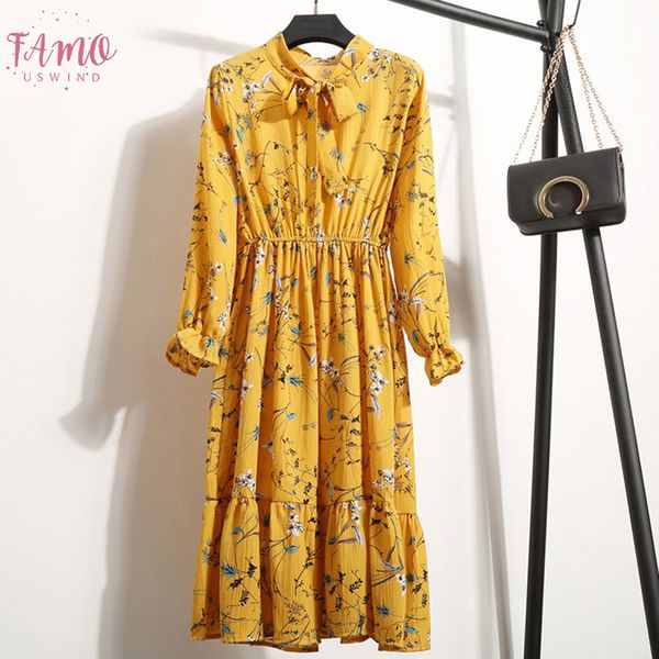 women autumn winter floral print midi dress elegant office chiffion dresses 2020 fashion long sleeve female dress vestidos, Black;gray
women autumn winter floral print midi dress elegant office chiffion dresses 2020 fashion long sleeve female dress vestidos, Black;gray