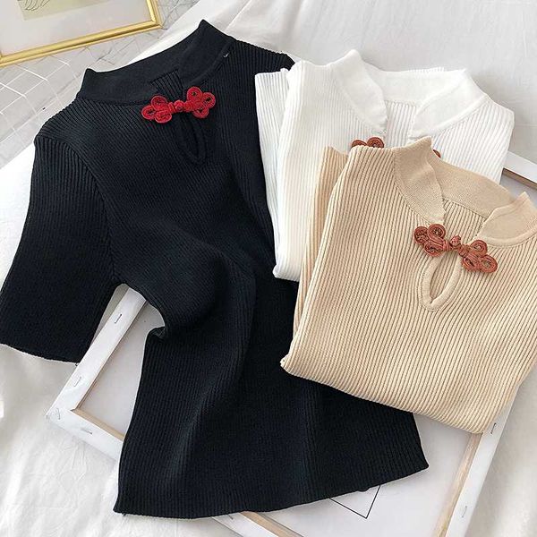 zcwxm chinese style vintage knitted t shirt women solid fashion ropa mujer 2020 summer tee elegant t-shirt new, White
zcwxm chinese style vintage knitted t shirt women solid fashion ropa mujer 2020 summer tee elegant t-shirt new, White