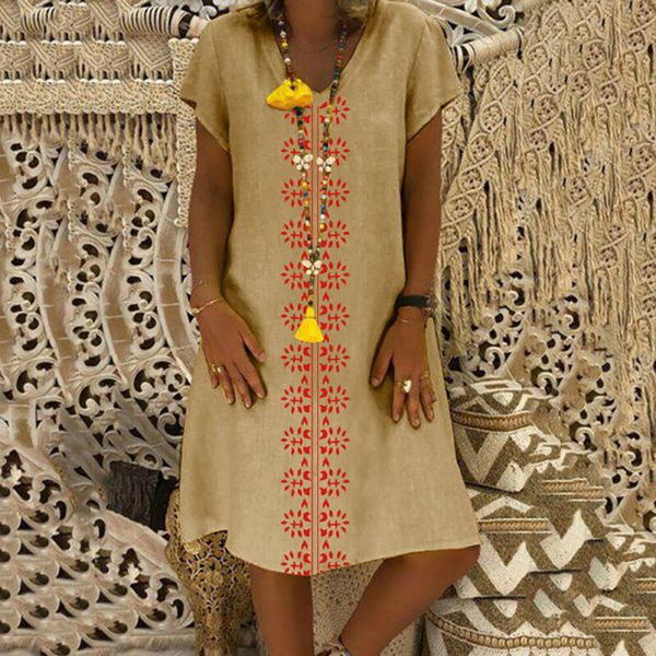 uk new womens short sleeve boho v-neck printed casual linen kaftan midi dress summer sundress plus size -3xl, Black;gray
uk new womens short sleeve boho v-neck printed casual linen kaftan midi dress summer sundress plus size -3xl, Black;gray