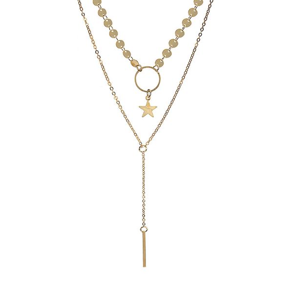 bohemian stars tassel clavicle necklace layered necklace pendant star girl lady mother jewelry set gift, Black
bohemian stars tassel clavicle necklace layered necklace pendant star girl lady mother jewelry set gift, Black