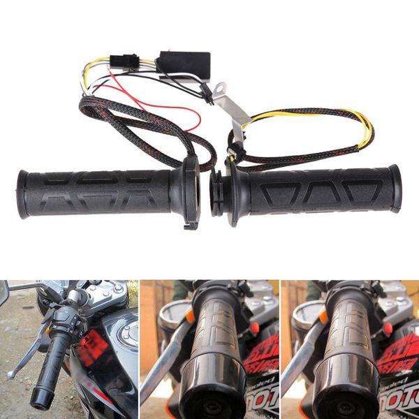 2pcs universal adjustable motorcycle heated grips motorbike/bike moto winter electric heating handlebar keep hands warm
2pcs universal adjustable motorcycle heated grips motorbike/bike moto winter electric heating handlebar keep hands warm