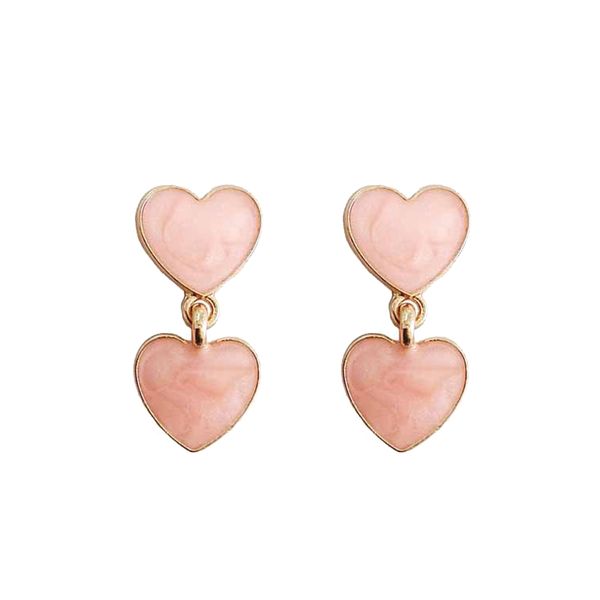 new japanese and korean style sweet and lovely girl heart-shaped female fashion exquisite earrings, Golden;silver
new japanese and korean style sweet and lovely girl heart-shaped female fashion exquisite earrings, Golden;silver