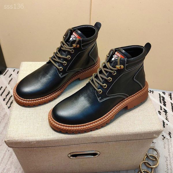 winter plus velvet warm cotton shoes atmospheric increase men's shoe men's martin boots men's high-snow overalls leather shoe, Black
winter plus velvet warm cotton shoes atmospheric increase men's shoe men's martin boots men's high-snow overalls leather shoe, Black