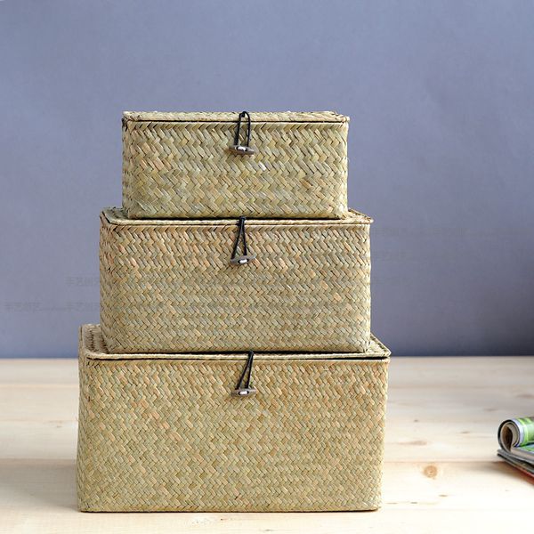 storage basket woven seaweed with liner wardrobe sorting square clothes sundries cosmetics cd underwear home seagrass storage box with cover
storage basket woven seaweed with liner wardrobe sorting square clothes sundries cosmetics cd underwear home seagrass storage box with cover