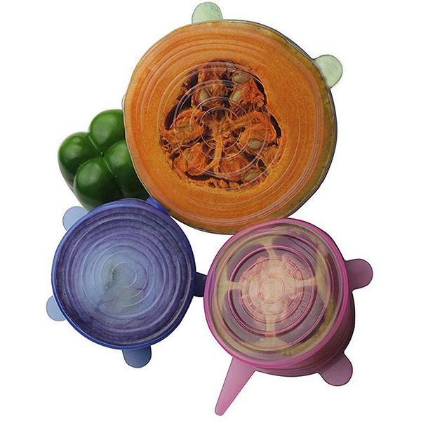 silicone stretch lids 6pcs/set suction pot reusable fresh keeping wrap seal lid pan cover kitchen tools accessories tc190409 100set
silicone stretch lids 6pcs/set suction pot reusable fresh keeping wrap seal lid pan cover kitchen tools accessories tc190409 100set