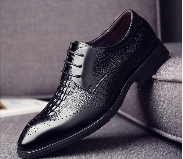 italian genuine leather shoes slip on fashion designer moccasin formal pointed toe men shoes, Black
italian genuine leather shoes slip on fashion designer moccasin formal pointed toe men shoes, Black