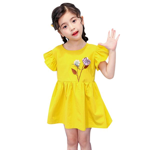 summer new fashion toddler baby kids girls ruffles ruched floral dress princess dresses clothes wholesale z5, Red;yellow
summer new fashion toddler baby kids girls ruffles ruched floral dress princess dresses clothes wholesale z5, Red;yellow