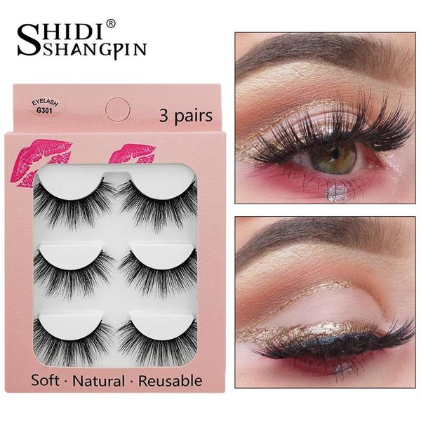 fashion 3 pairs 3d mink lashes natural soft reusable false eyelashes handmade full strip lashes eyelash extension 3d mink eyelashes makeup
fashion 3 pairs 3d mink lashes natural soft reusable false eyelashes handmade full strip lashes eyelash extension 3d mink eyelashes makeup