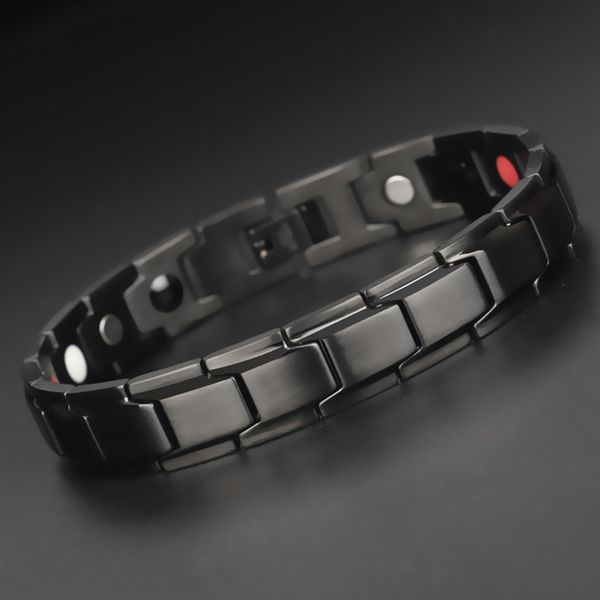 trustylan healthy magnetic hologram bracelet men shiny and smooth titanium steel men's friendship bracelets balance mens armband, Golden;silver
trustylan healthy magnetic hologram bracelet men shiny and smooth titanium steel men's friendship bracelets balance mens armband, Golden;silver