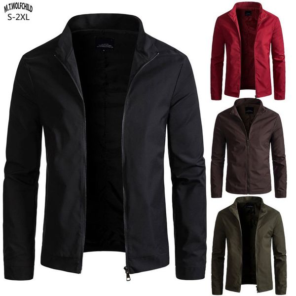 fashion 2019 new europe and america long sleeve stand-collar mens jackets casual mens zipper coats slim outerwear s-xxl, Black;brown
fashion 2019 new europe and america long sleeve stand-collar mens jackets casual mens zipper coats slim outerwear s-xxl, Black;brown