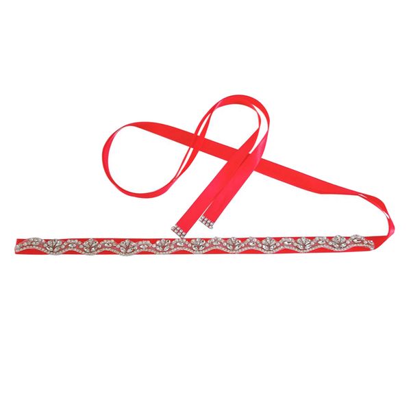 crystal rhinestones bridal belt wedding ribbon sash dress decor, White
crystal rhinestones bridal belt wedding ribbon sash dress decor, White