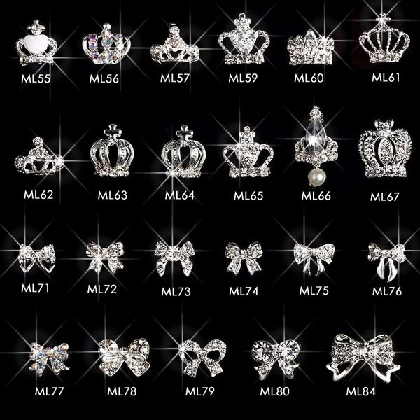 10pcs new crystal nail rhinestone alloy nail art decorations diy glitter charm 3d bow jewelry manicure supplies, Silver;gold
10pcs new crystal nail rhinestone alloy nail art decorations diy glitter charm 3d bow jewelry manicure supplies, Silver;gold