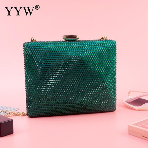 box bag with chain handbags female evening clutch purse green night clutch party shoulder crossbody bags sac a dos
box bag with chain handbags female evening clutch purse green night clutch party shoulder crossbody bags sac a dos