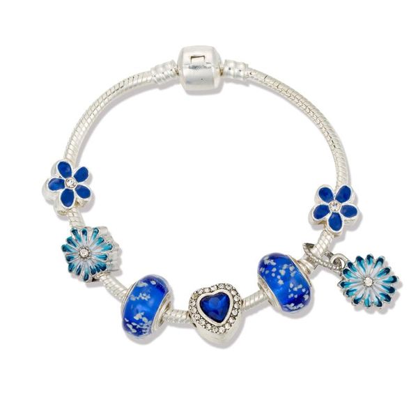 viovia 2020 new arrival beads of color blue flowers daisy flowers design bracelets for original bracelet gift for women b20020, Golden;silver
viovia 2020 new arrival beads of color blue flowers daisy flowers design bracelets for original bracelet gift for women b20020, Golden;silver