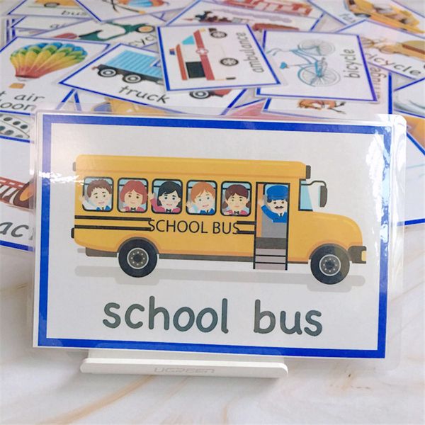 28pcs / set монтессори изучения английского языка карты для детей детские флэш-карты для младенцев схема движения автобусов такси автомобиле
28pcs / set монтессори изучения английского языка карты для детей детские флэш-карты для младенцев схема движения автобусов такси автомобиле