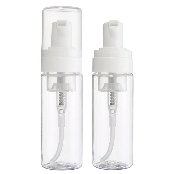 Plastic Clear Foaming Bottle 50ml Soap Mousses Liquid Dispenser Froth Pump Shampoo Lotion Bottling Foam Bottles With Cap